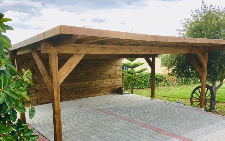 Carport-wood